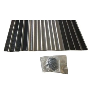 Garage Door Brush Weather Seal with Aluminum Retainer: 2 Car Garage - Picture 1 of 6
