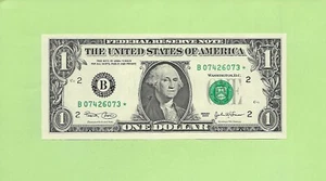 2003* ..UNCIRC $1 B 0742 6073 * .... 2003 $1 B-* BANCONOTA STELLA FRN - Foto 1 di 2