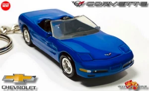 🎁🚦🆕 HTF KEYCHAIN 98~97~05 BLUE CHEVY CORVETTE C5 CONVERTIBLE 💕GREAT GIFT💕🎁 - Picture 1 of 16