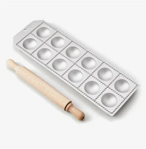 Verve Culture Alla Cucina 12-Piece Ravioli Mold & Rolling Pin - Picture 1 of 4