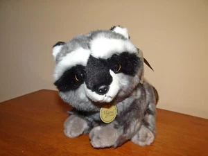 Juguete de peluche de peluche Miyoni de Aurora RACOON NUEVO CON ETIQUETAS ~~ ¡LINDO! - Imagen 1 de 10