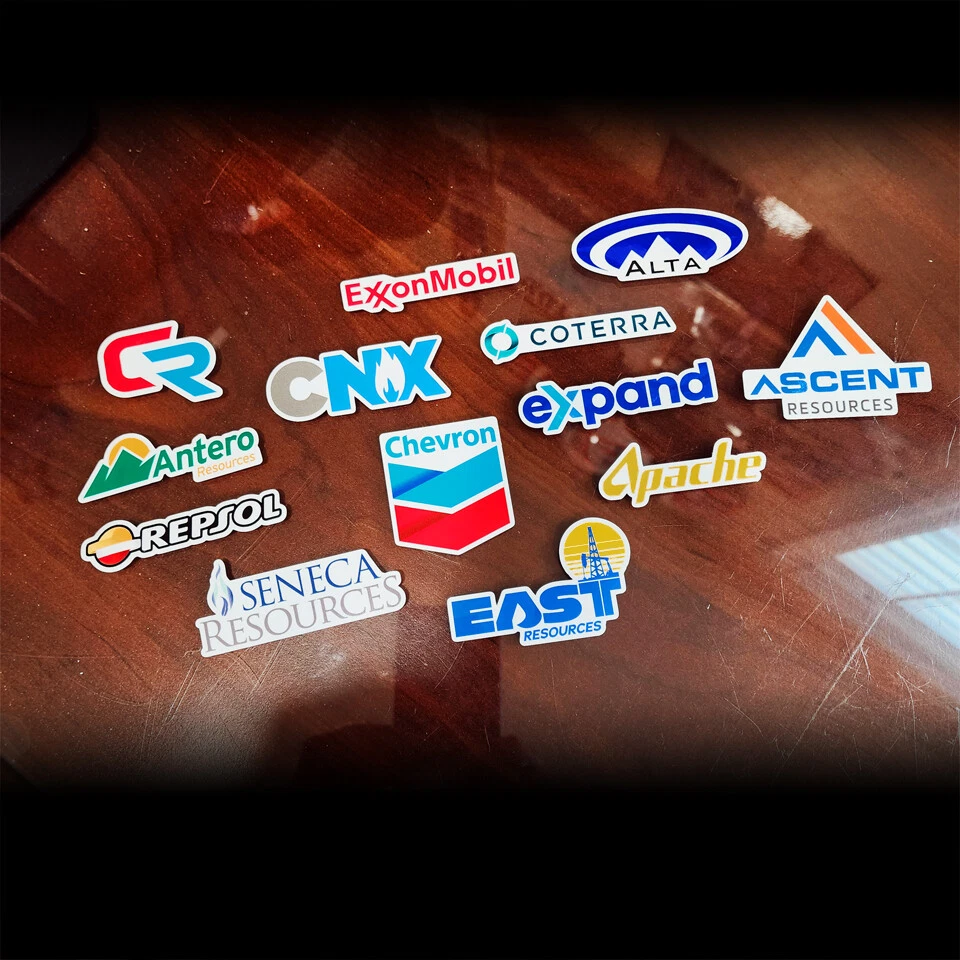 Gasser Oilfield Fracking Hardhat 13 calcomanías paquete de pegatinas gas natural petróleo frack Foto 1 de 1