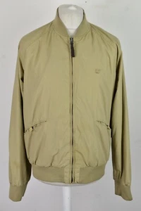 TIMEBRLAND Beige Windcheater Jacket size L Mens Full Zip Outdoors Outerwear - Picture 1 of 13