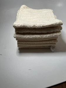Fieldcrest  Cannon Washcloths Set Of 9 Vintage New - Picture 1 of 5