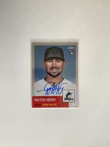 2022 Topps Chrome Platinum Anniversary Payton Henry RC Auto /199