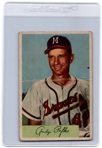 1954 Bowman Andy Pafko Milwaukee Braves #112 - Picture 1 of 2
