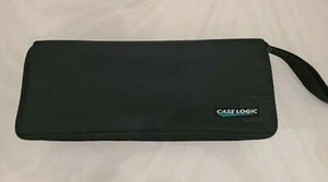 CASE LOGIC Cassette Tape Holder Holds 15 Nylon Carrying Case - Picture 1 of 3