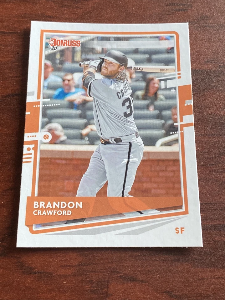 2020 Donruss Brandon Crawford Base Card #189 San Francisco Giants B6369 - Image 1 of 1