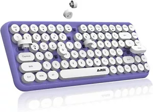 AJAZZ 308i Wireless Keyboard, Bluetooth Silent Computer Keyboard with 84 keys - Picture 1 of 23
