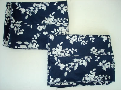 Charisma Pillow Cases Set of 2 Queen Size blue white floral - Image 1 of 3