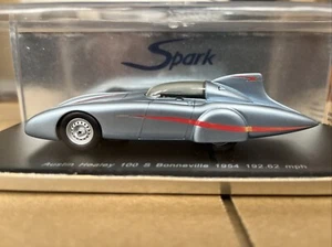 AUSTIN HEALEY 100 S BONNEVILLE 1954 192.62 1/43 RESINA MODELLINO AUTO: BY SPARK S0810 - Foto 1 di 14