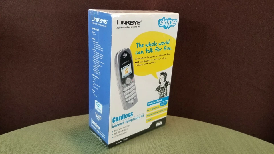 Linksys Skype Wireless Internet Telephone Kit CIT200 - Image 1 of 4