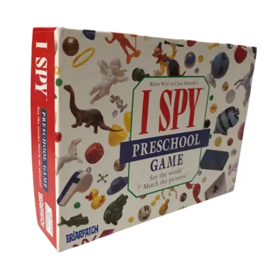 I Spy Preschool Game See The Words Match The Pictures By Briarpatch Vintage 1997 - Image 1 of 4