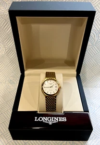LONGINES FLAGSHIP. No: 156-7292 Watch Rosewood Box, Papers - Picture 1 of 12