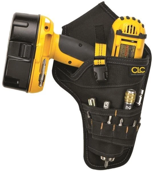 NEW CLC 5023 UNIVERSAL POLYESTER CORDLESS DRILL TOOL HOLSTER POUCH SALE 9834078 - Image 1 of 1