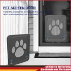 Pet Screen Door Automatic Lockable Black Door Easy To Install 24x29cm for Cat