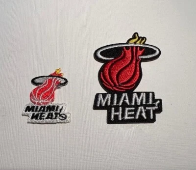 2 parches de hierro NBA Miami Heat grandes/pequeños. Envío el mismo día. ¡BALONCESTO NBA! Foto 1 de 4