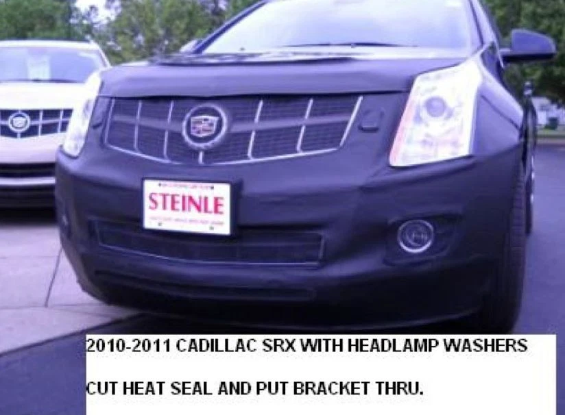Lebra Front Mask Cover Bra Fits 2010-2015 Cadillac SRX w/ Headlamp Washers - Image 1 of 1