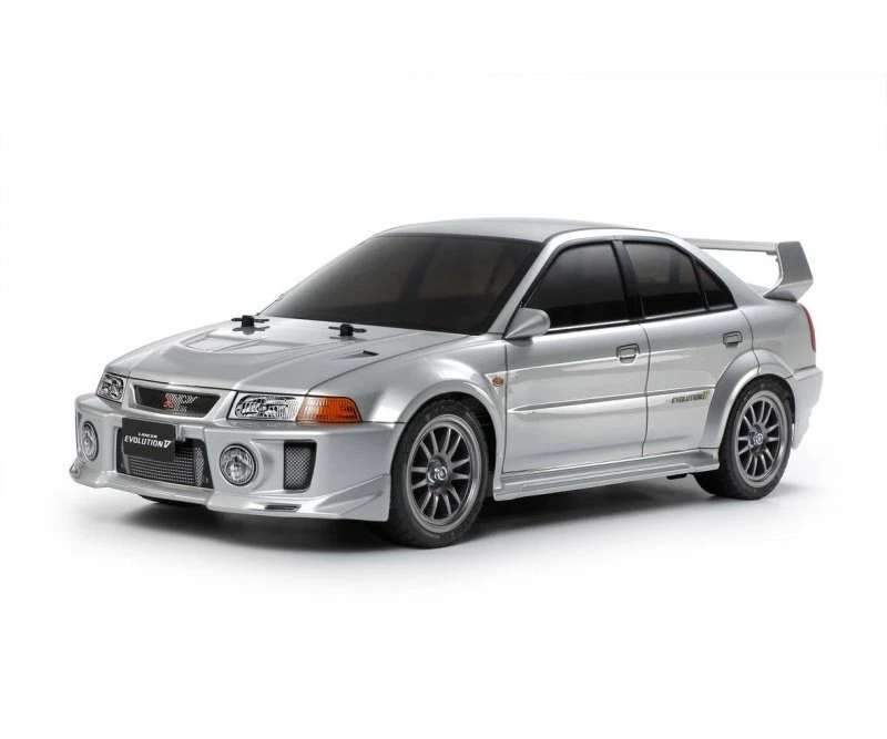 Tamiya 58713 1/10 RC Car TT02 Chassis Mitsubishi Lancer Evolution V Kit w/ESC - Image 1 of 1