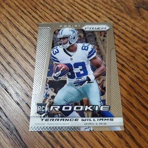 2013 Panini Prizm Dallas Cowboys Football Card #290 Terrance Williams Rookie - Foto 1 di 2