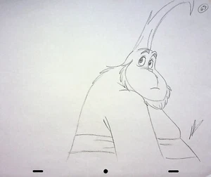 Green Eggs & Ham Production Art LEN SIMON Hand Drawn Layout Pencil Dr. Seuss #NN - Picture 1 of 2