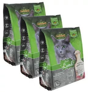 Katzen Trockenfutter - 3x Adult Lamb mit Lamm und Reis 400g-Leonardo Katzenfutte - Bild 1 von 1