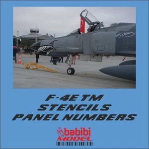 1/48 F-4E Terminator Stencil & Panel Numbers Decal Set - 01424 - Free Shipping!! - Picture 1 of 2