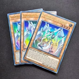 3x Stardust Synchron Playset - MP22-EN119 - Ultra Rare 1st Edition - YuGiOh EURO - Picture 1 of 1