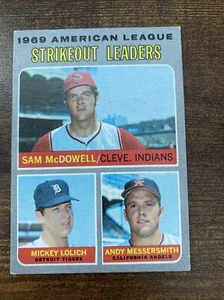 1970 Topps American League Strikout Leaders 72 - Picture 1 of 4