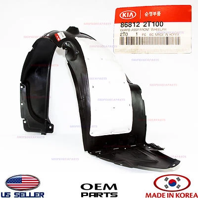 Forro de guardabarros delantero derecho genuino lado del pasajero OEM KIA OPTIMA 11-13 868122T100 Foto 1 de 4