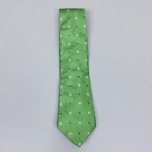MICHAEL Michael Kors Mens Neck Tie 100% Silk Green - Picture 1 of 3