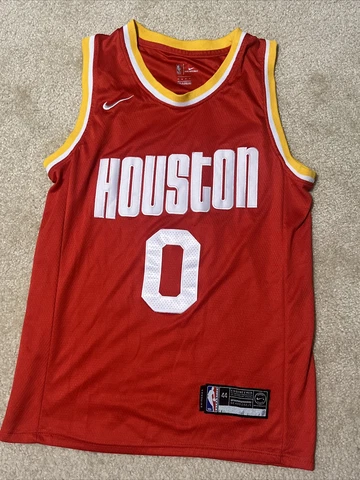 NBA Nike Houston Rockets Russell Westbrook Swingman Jersey Size 44 Small Cover