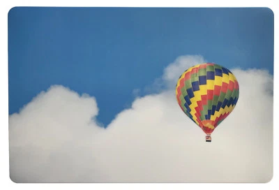 VOGT Schreibtischunterlage Heißluftballon / Ballon am Himmel 40 x 60 cm abwischbar