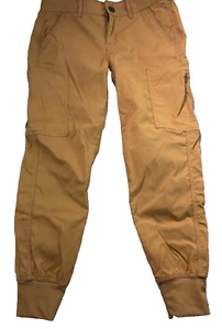 Prana Cargo Pants Womens 0 brown Skinny cuff Outdoor Hiking Travel Stretch - Picture 1 of 11