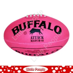 Buffalo Sports Soft Touch Pvc Full Size 22cm Pink Aussie Rules Football - Picture 1 of 1