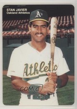 1989 Mother's Cookies Oakland Athletics Stadium Giveaway Stan Javier #21