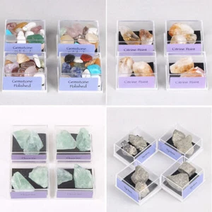 Natural Rough Stones Raw Mixed Quartz Crystal Mineral Rocks Collection Specimen - Picture 1 of 22