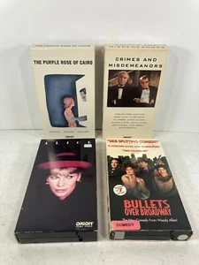 Purple Rose Cairo Crimes Misdemeanors Alice Bullets Broadway Woody Allen VHS Lot - Picture 1 of 11