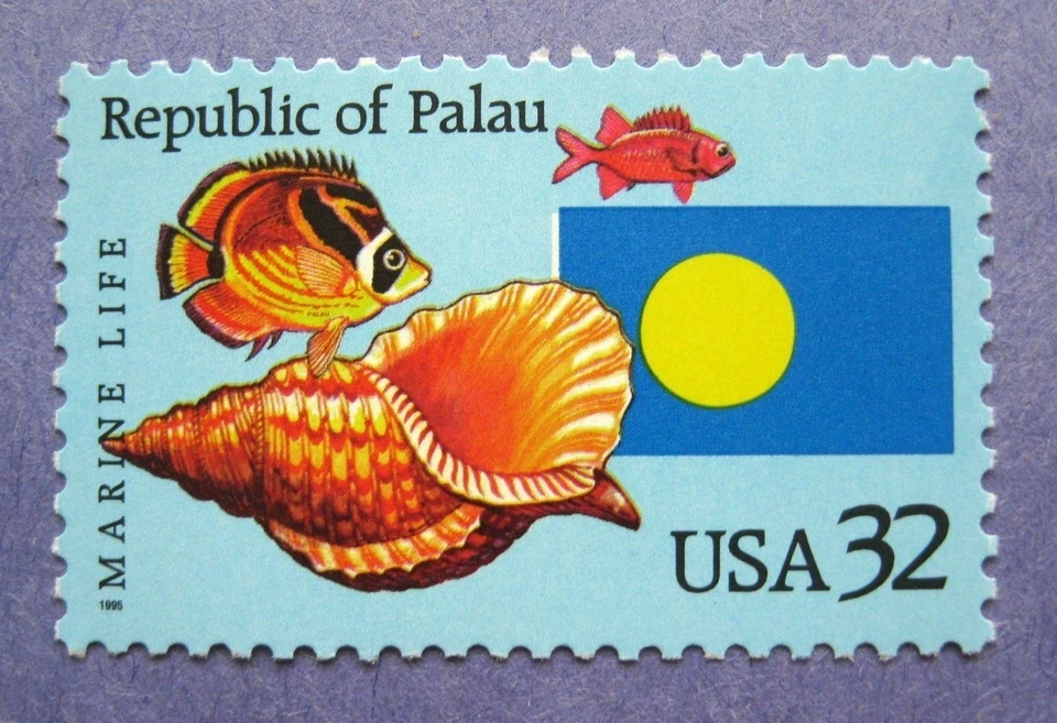 Sc # 2999 ~ 32 cent Republic of Palau Issue (dd18) - Image 1 of 1