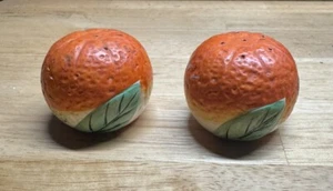 Salero y pimentero vintage fruta mandarina hecho en Japón - Imagen 1 de 10