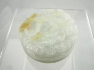 Genuine Natural Variegated Jade container Dragon #558 - Picture 1 of 7