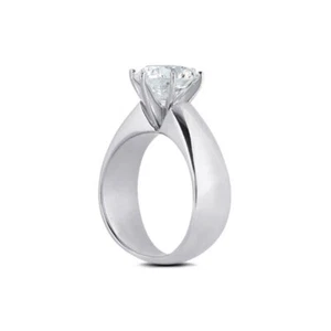 DIAMANTE NATURALE 3,0 CT I/SI2 OTTIMO TAGLIO TONDO ORO BIANCO 14K BRILLANTE 6 PUNTE - Foto 1 di 3