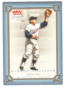 2004 FLEER GREATS OF THE GAME #24 HARMON KILLEBREW BLUE UNNUMBERED - Picture 1 of 1