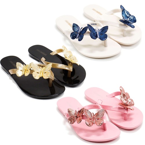 ADIDAS Sandali alla moda bambina Mini Melissa Harmonic Fly infradito Betterfly NUOVI