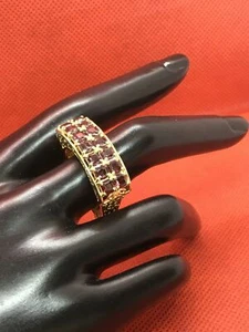 Anello in granato rodolite Orissa - Questo dice classe ed eleganza!!! - Foto 1 di 4
