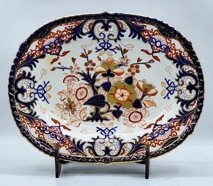 On offer is a beautiful small oblong Antique Imari platter in the King’s or Old - Picture 1 of 5