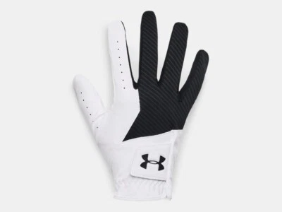 Under Armour Men's Right Handed UA Medal Golf Glove 1349705-001 Black/White - Image 1 of 2