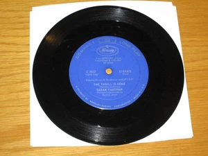 JAZZ COMPACT 33 (No Cover) - SARAH VAUGHAN - MERCURY 7032 - "THE THRILL IS GONE" - Bild 1 von 2