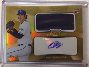 2013 Topps Finest Casey Kelly RC Auto Jumbo Relic Gold Refractor #35/50 - Bild 1 von 1