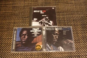 Lot 3 Miles Davis CD's : Greatest Hits, Kind of Blue, Birth of Cool  VERY GOOD - Picture 1 of 2